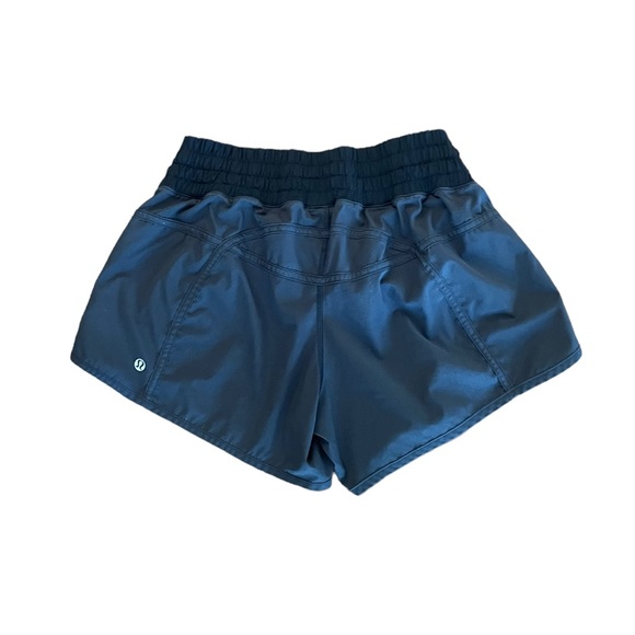 Lululemon Athletica black yoga workout elastic waist gym gorpcore short size 8 - Picture 5 of 9